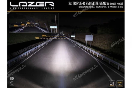 LAZER LED ADDITIONAL LIGHTS INTEGRATION KIT (TRIPLE-R 750 ELITE - WILDTRAK) FORD Ranger