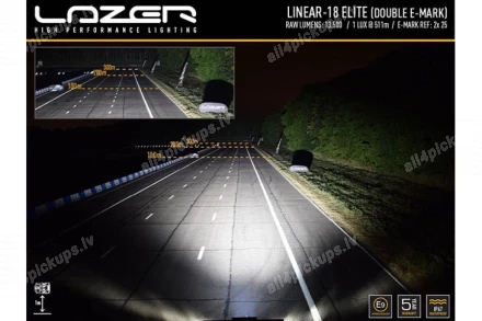 LAZER LED ADDITIONAL LIGHTS INTEGRATION KIT (LINEAR-18 ELITE - REBEL, 2019-2024) DODGE RAM 1500