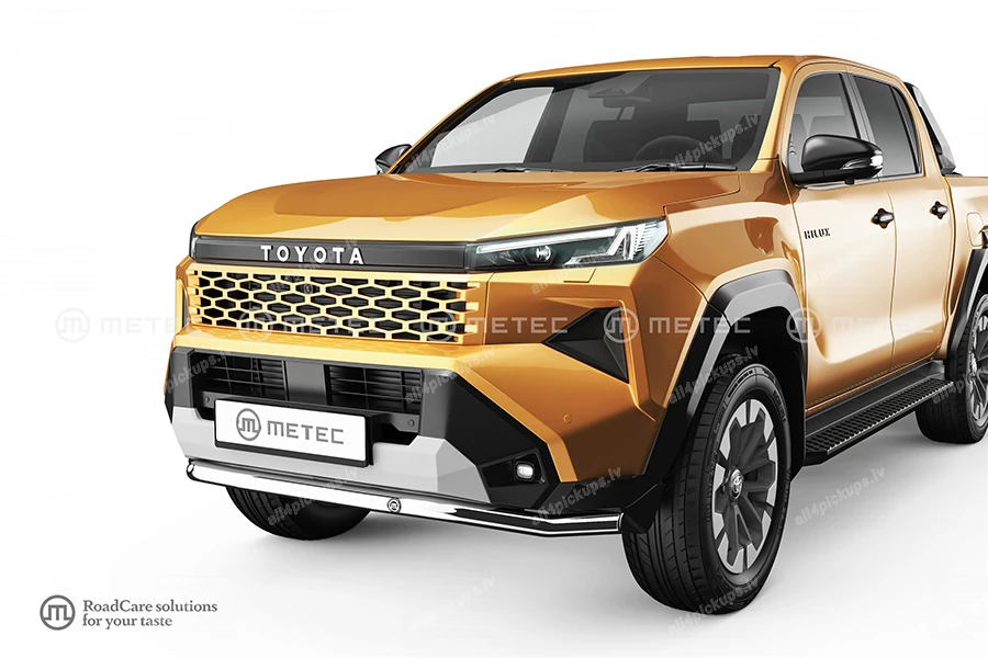 METEC PRIEKŠĒJAIS ZEMAIS AIZSARGSTIENIS TOYOTA Hilux