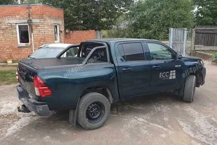 ЧЕРНЫЕ ЖАЛЮЗИ КУЗОВА MOUNTAIN TOP ROLL TOYOTA Hilux