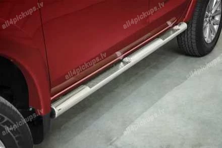 STEELER ROUND SIDE BARS WITH INTEGRATED FOOTSTEPS