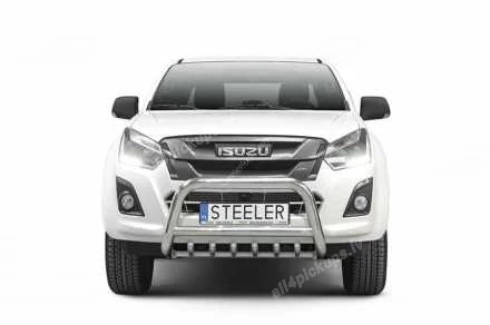 ПЕРЕДНЯЯ ДУГА А ФОРМЫ С ПОПЕРЕЧКОЙ И ЗАЩИТНЫМИ РЁБРАМИ STEELER