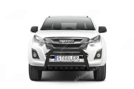 STEELER PRIEKŠĒJAIS A FORMAS AIZSARGSTIENIS AR ŠĶĒRSSTIENI UN AIZSARGPLĀKSNI