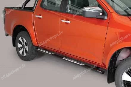 MISUTONIDA OVAL SIDE BARS WITH INTEGRATED PLASTIC FOOTSTEPS