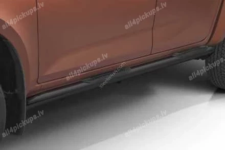 STEELER ROUND SIDE BARS WITH PLASTIC FOOTSTEPS