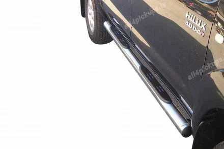 MISUTONIDA ROUND SIDE BARS WITH PLASTIC FOOTSTEPS