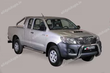 MISUTONIDA ROUND SIDE BARS WITH PLASTIC FOOTSTEPS TOYOTA Hilux