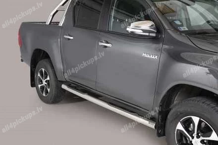 КРУГЛЫЕ БОКОВЫЕ ПОРОГИ С ПЛАСТИКОВЫМИ СТУПЕНЬКАМИ MISUTONIDA