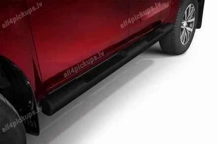 STEELER ROUND SIDE BARS WITH INTEGRATED FOOTSTEPS (100MM) TOYOTA Hilux