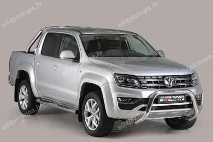 MISUTONIDA ROUND SIDE BARS WITH PLASTIC FOOTSTEPS VOLKSWAGEN Amarok