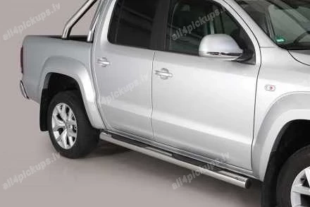 КРУГЛЫЕ БОКОВЫЕ ПОРОГИ С ПЛАСТИКОВЫМИ СТУПЕНЬКАМИ MISUTONIDA