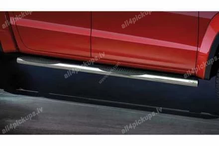 STEELER ROUND SIDE BARS WITH PLASTIC FOOTSTEPS