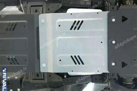 6MM ALUMINUM SKID PLATE SET RIVAL