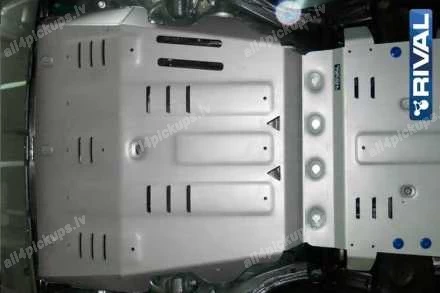 6ММ АЛЮМИНИЕВЫЙ КОМПЛЕКТ ЗАЩИТЫ ДНИЩА RIVAL