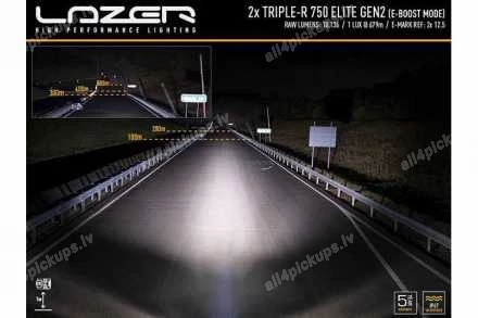 LAZER LED PAPILDLUKTURU INTEGRĀCIJAS KOMPLEKTS (TRIPLE-R 750 ELITE) INVINCIBLE TOYOTA Hilux