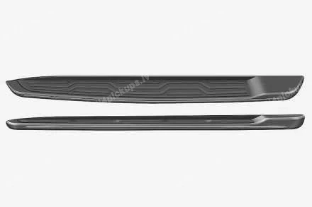 AEROKLAS SIDE BARS WITH THE PLATFORM VOLKSWAGEN Amarok