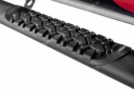 GO RHINO V3 OVAL SIDE BARS WITH PLASTIC FOOTSTEPS