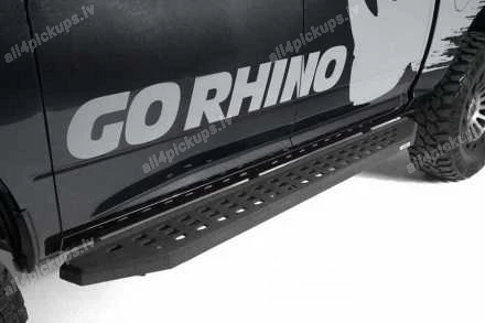 GO RHINO RB20 SIDE BARS WITH THE PLATFORM TOYOTA Hilux