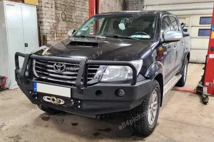 PRIEKŠĒJAIS TĒRAUDA BUFERIS AR AIZSARGSTIENI F4X4