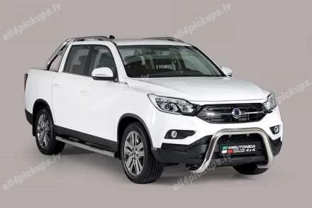 MISUTONIDA ROUND SIDE BARS WITH PLASTIC FOOTSTEPS SSANGYONG/KGM Musso