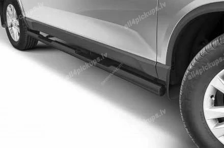 КРУГЛЫЕ БОКОВЫЕ ПОРОГИ С ИНТЕГРИРОВАННЫМИ СТУПЕНЬКАМИ STEELER SSANGYONG/KGM Musso