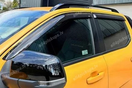 EGR DARK TINT WIND DEFLECTORS FOR 4 DOORS FORD Ranger, FORD Ranger Raptor, VOLKSWAGEN Amarok