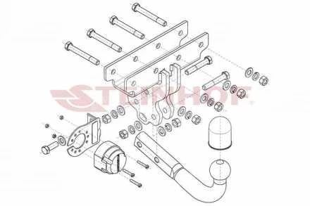 TOW BAR STEINHOF JEEP Gladiator