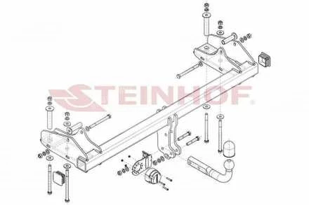 TOW BAR STEINHOF SSANGYONG Musso