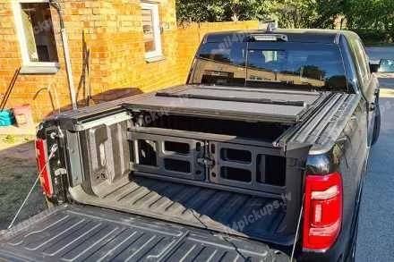 СКЛАДНАЯ КРЫШКА КУЗОВА BAKFLIP MX4 (5.7FT BED, W RAMBOX) DODGE RAM 1500