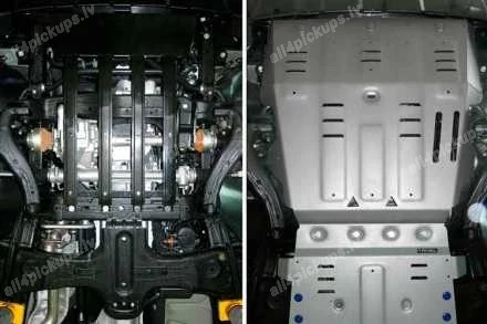 4MM ALUMINUM SKID PLATE SET RIVAL