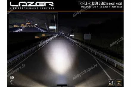LAZER LED PAPILDLUKTURU INTEGRĀCIJAS KOMPLEKTS (TRIPLE-R 1250)