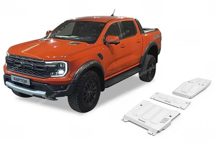 6ММ АЛЮМИНИЕВЫЙ КОМПЛЕКТ ЗАЩИТЫ ДНИЩА RIVAL FORD Ranger Raptor