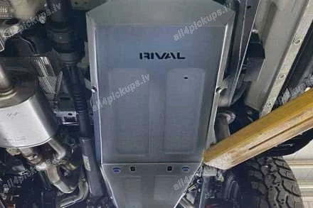 6ММ АЛЮМИНИЕВЫЙ КОМПЛЕКТ ЗАЩИТЫ ДНИЩА RIVAL