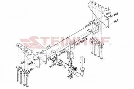 TOW BAR STEINHOF (REMOVABLE)